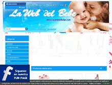 Tablet Screenshot of lawebdelbebe.com